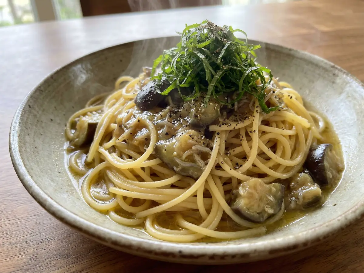 なすじゃこパスタ