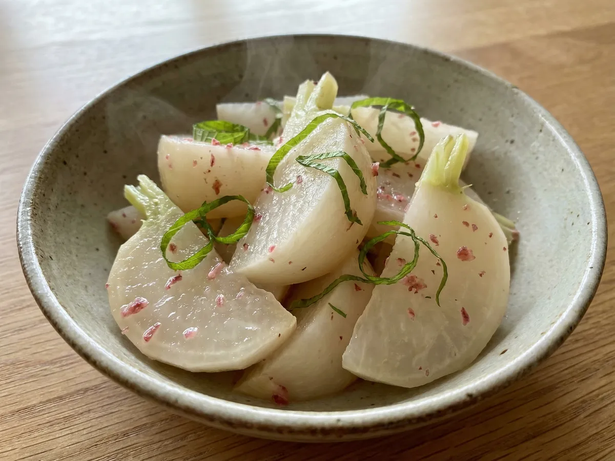 かぶのしそあえ