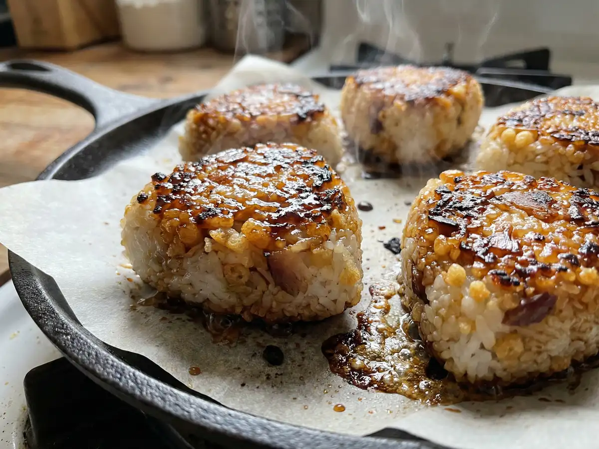 ぶりかけ焼きおにぎり