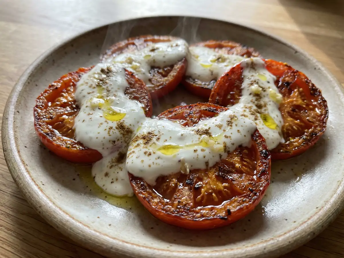 焼きトマト ヨーグルトソース