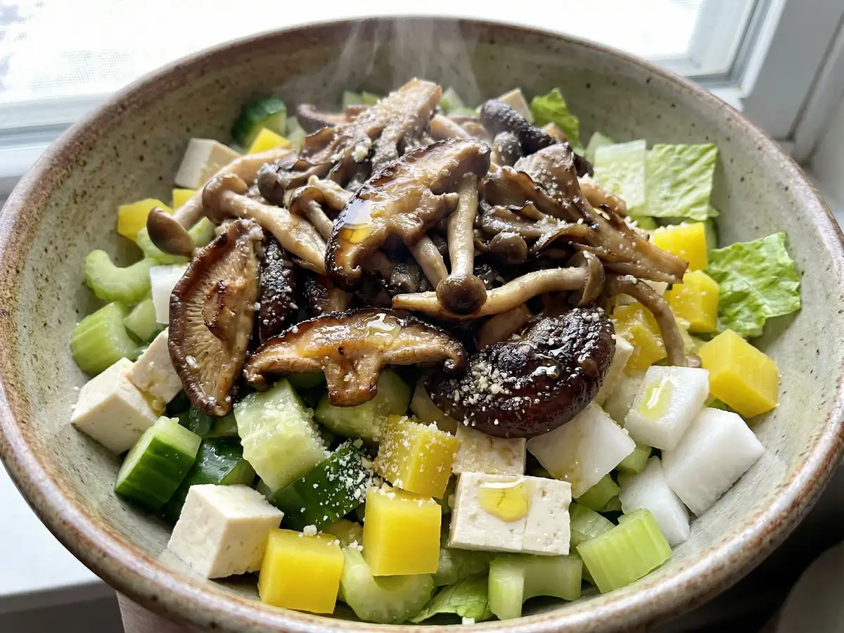 きのこのせサラダ
