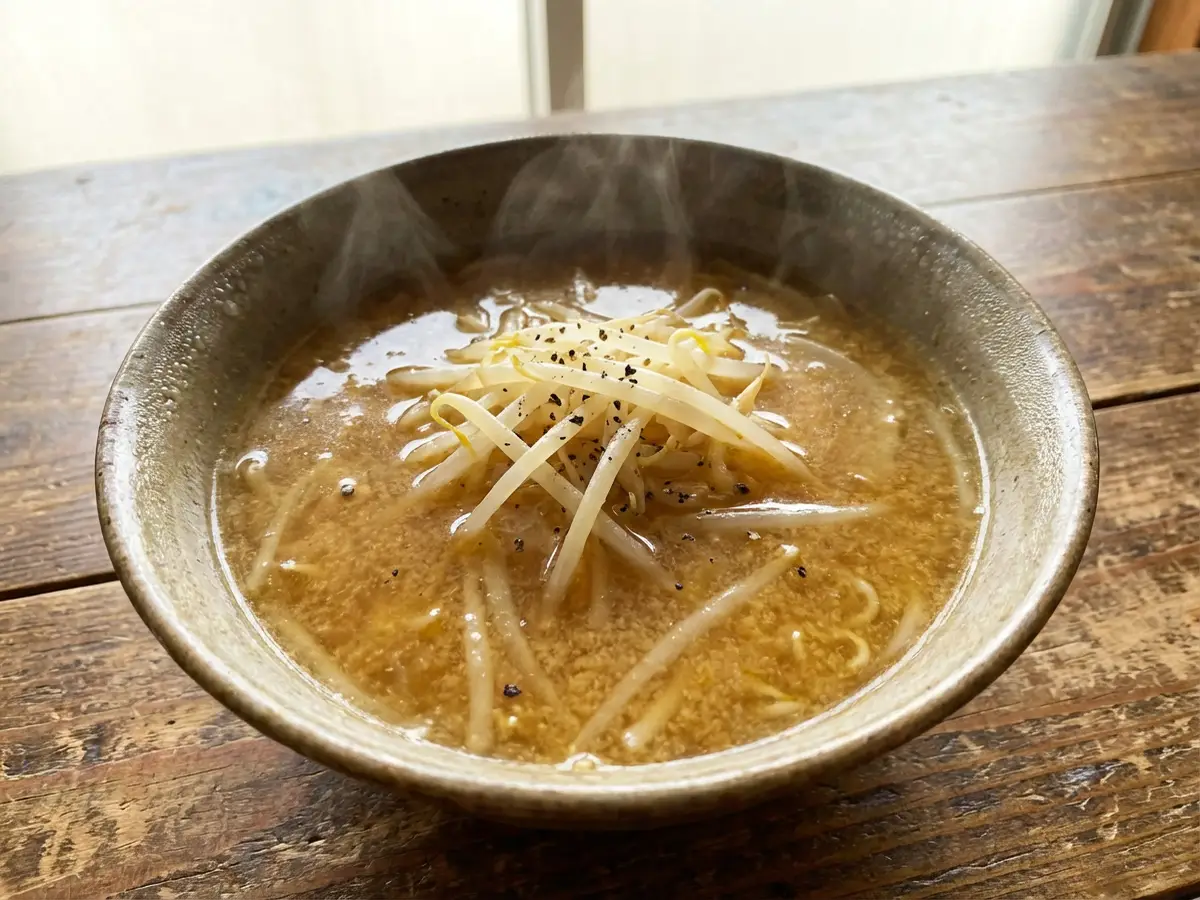 深谷もやしのスープ