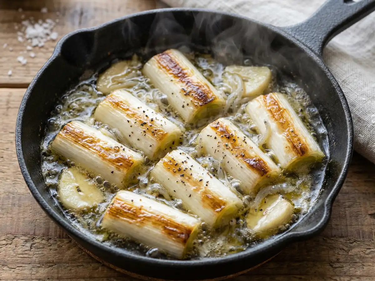 長ネギとしらすのアヒージョ