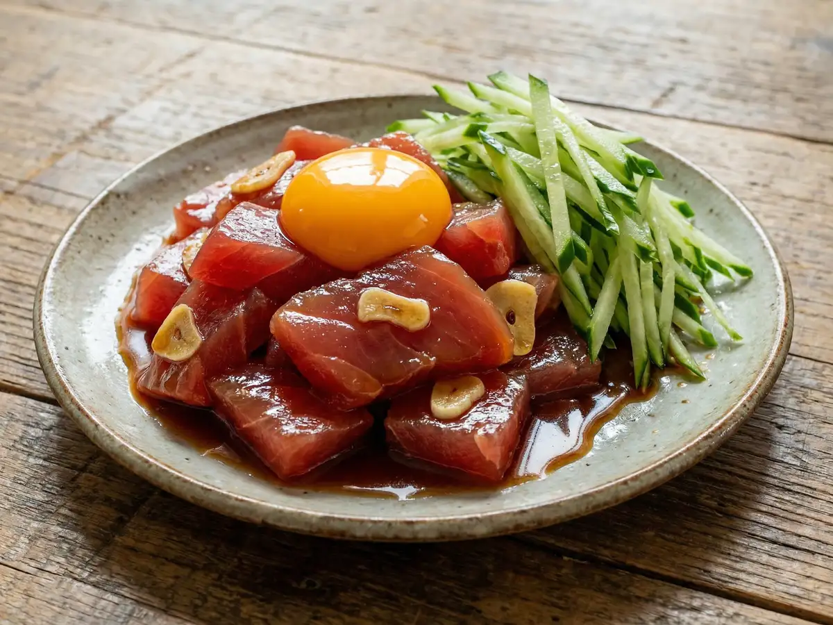 ニンニク漬けマグロ