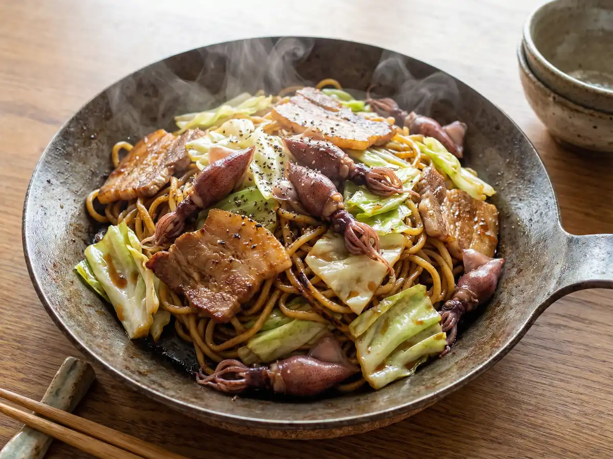 春のほったらかし焼きそば