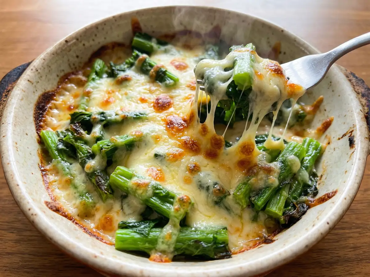 菜の花のチーズ焼き