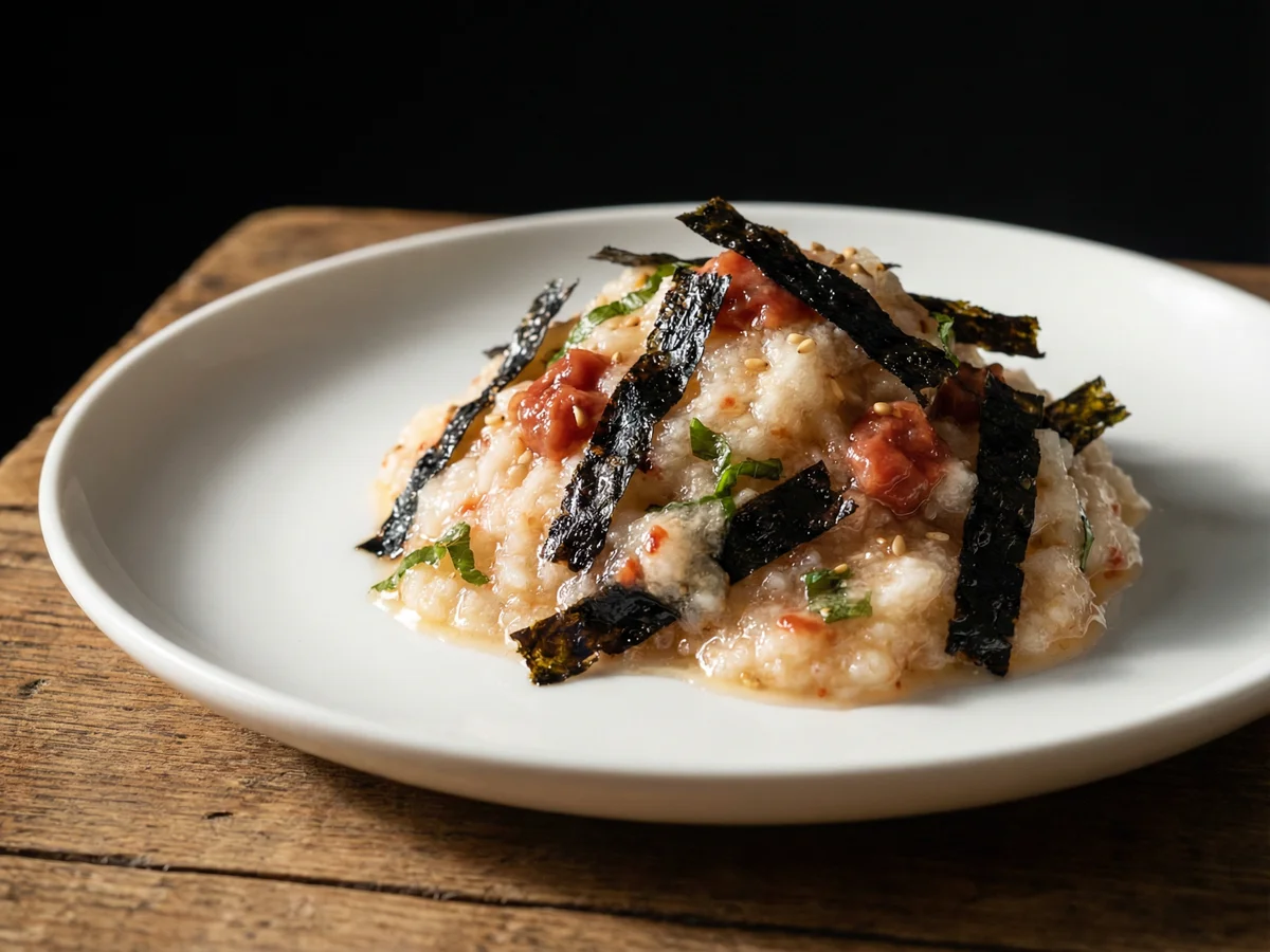 長芋と梅の海苔和え