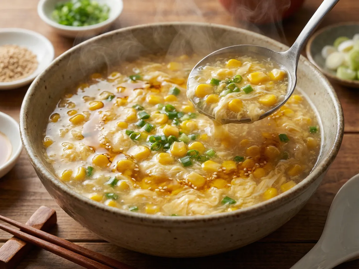 中華風コーンスープ