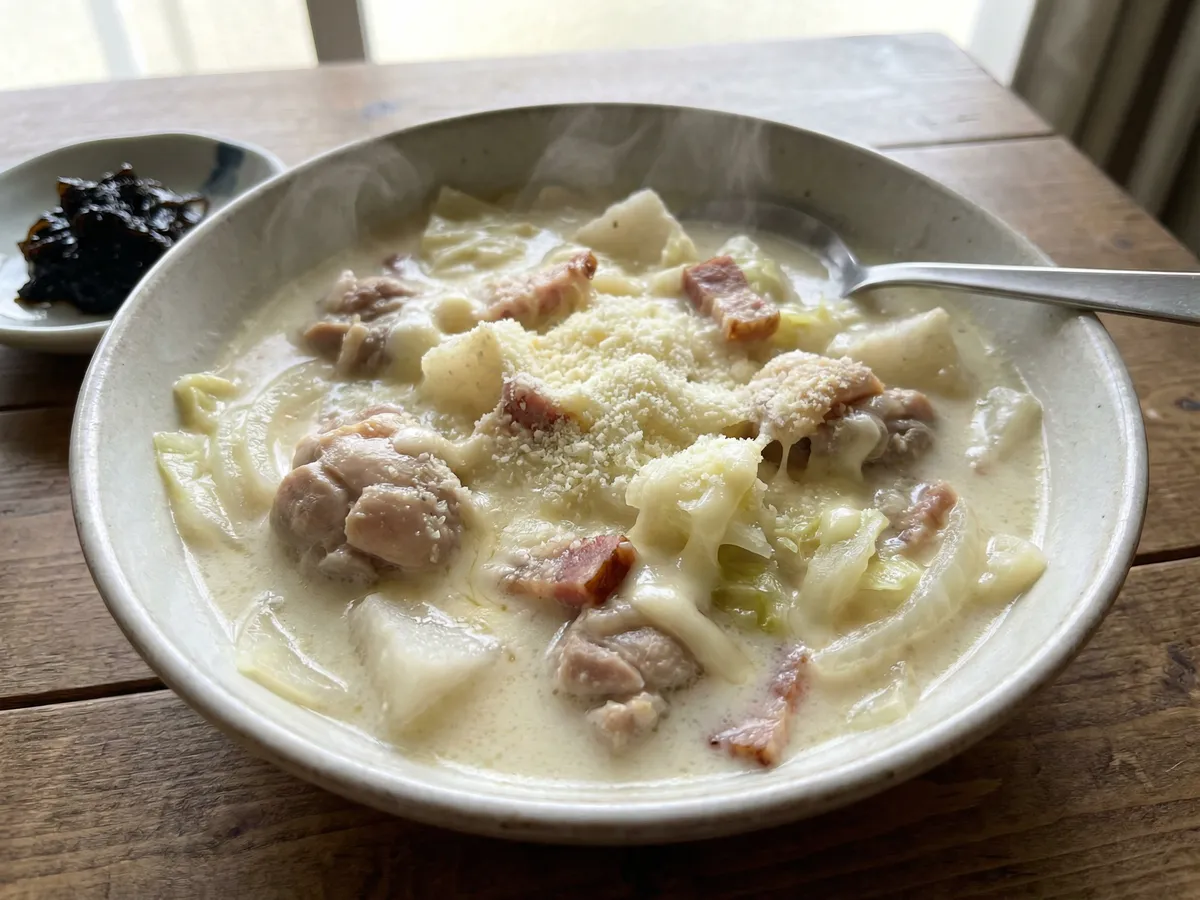 クリームシチュー（小麦粉を使わないシチュー）