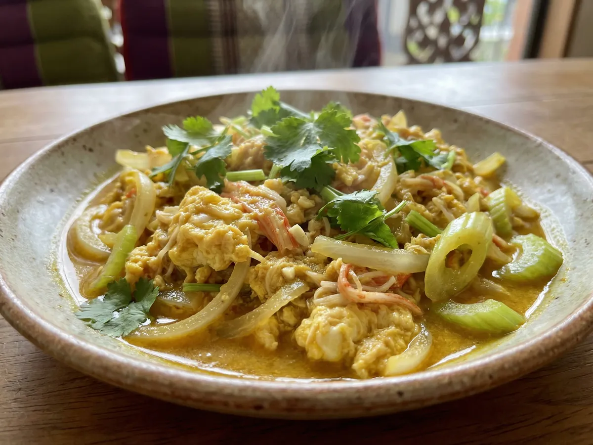 ほぼプーパッポンカレー（タイ風カレー）