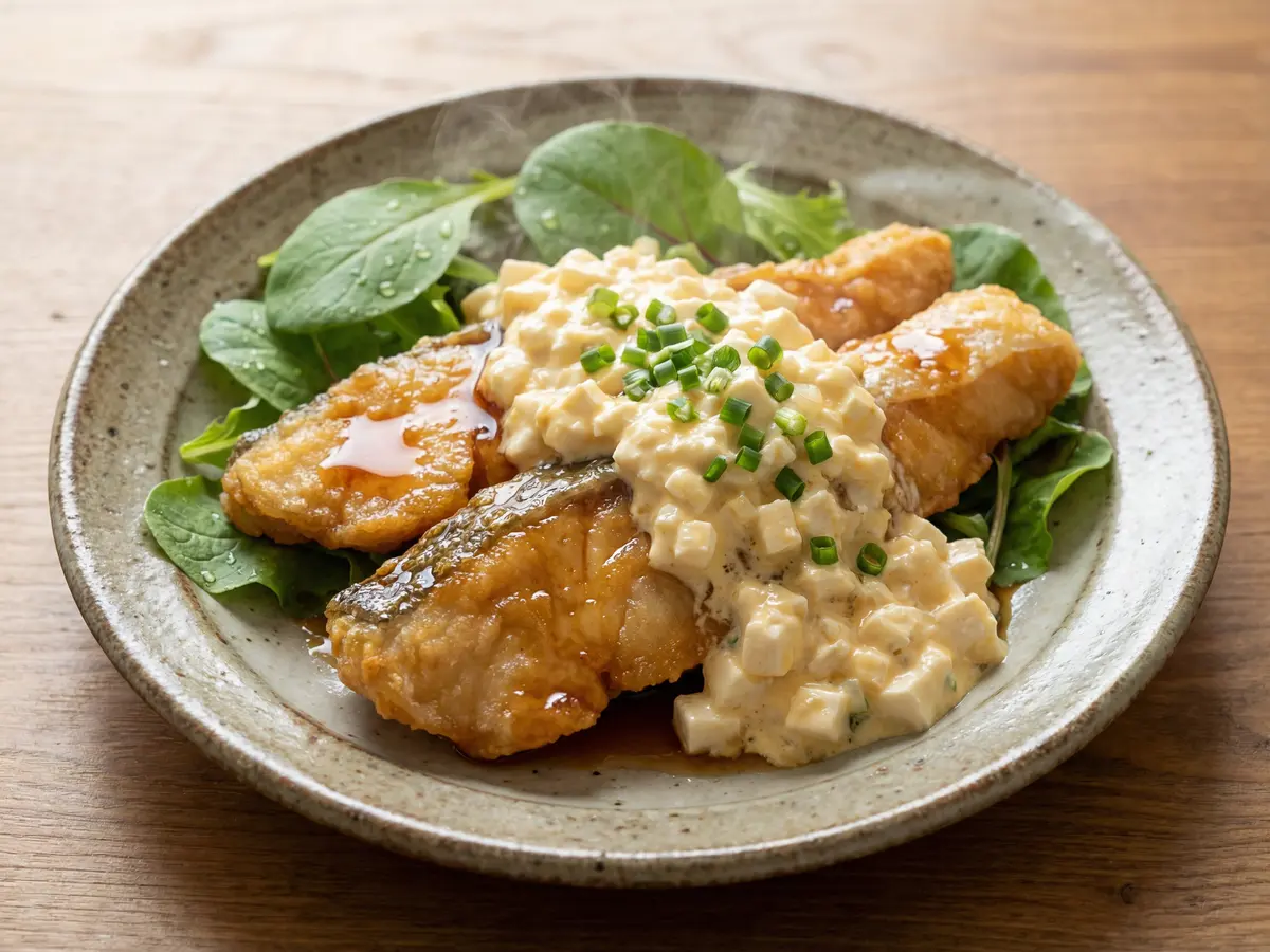 豆腐タルタルソースさかな南蛮