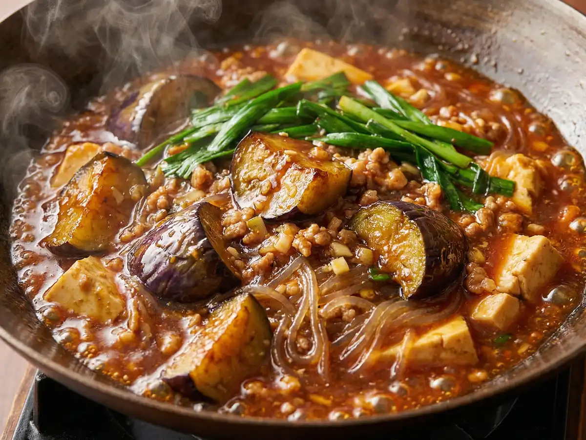 麻婆茄子コンボ（豆腐・春雨入り）