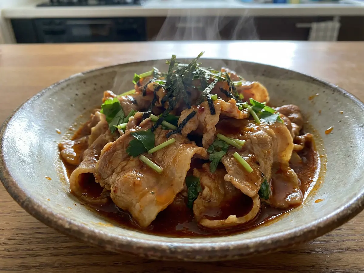 韓国風やわらか豚しゃぶ