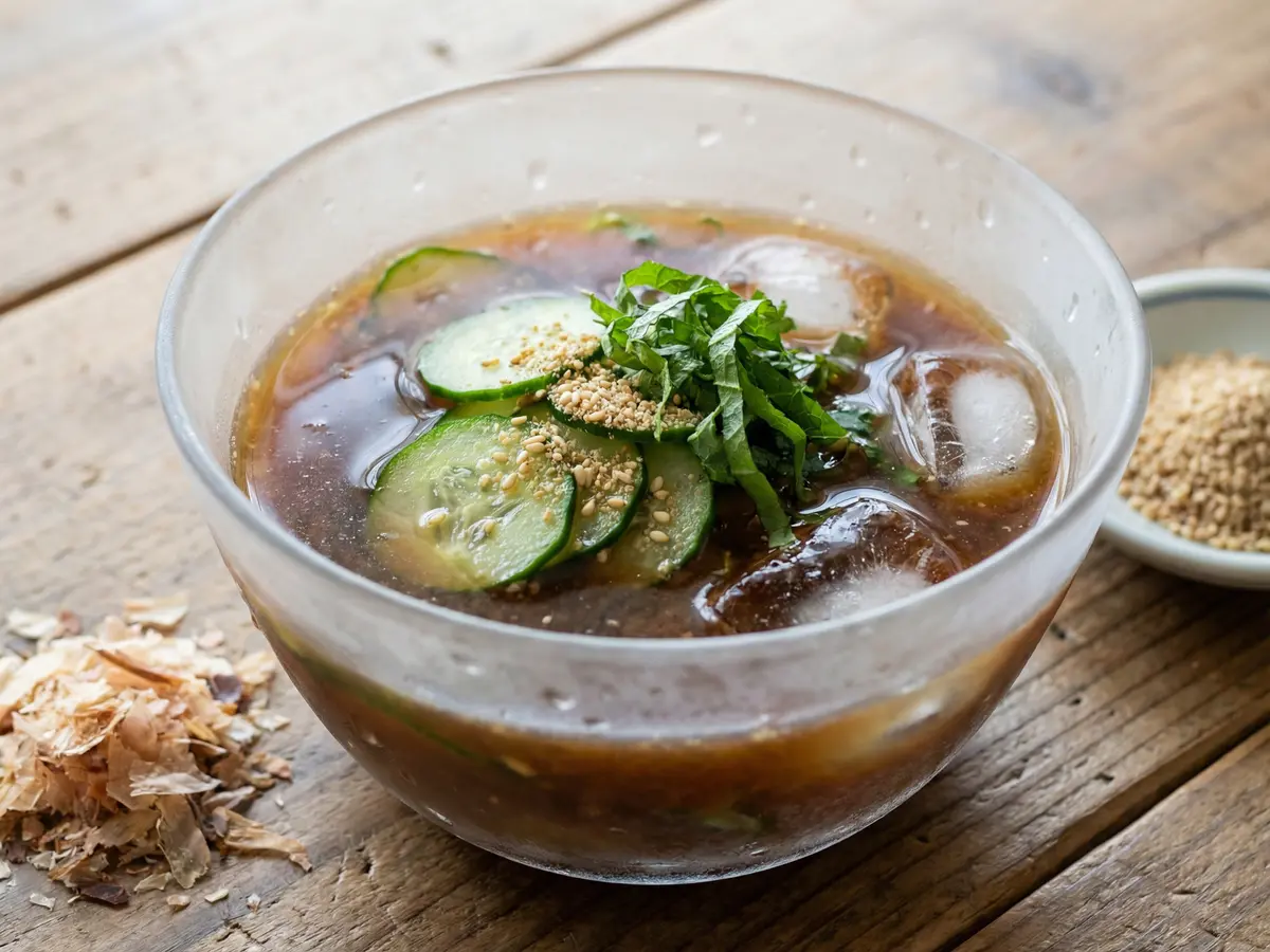 冷え冷え味噌汁