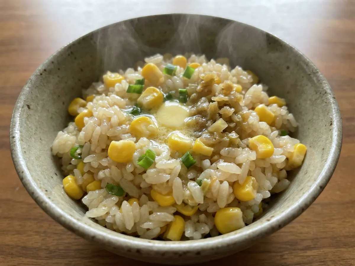 中華風トウモロコシごはん
