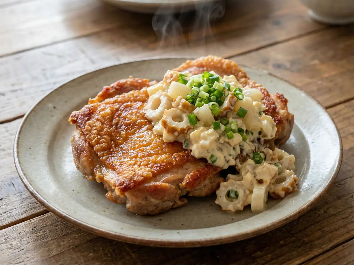 1枚唐揚げの和風タルタル