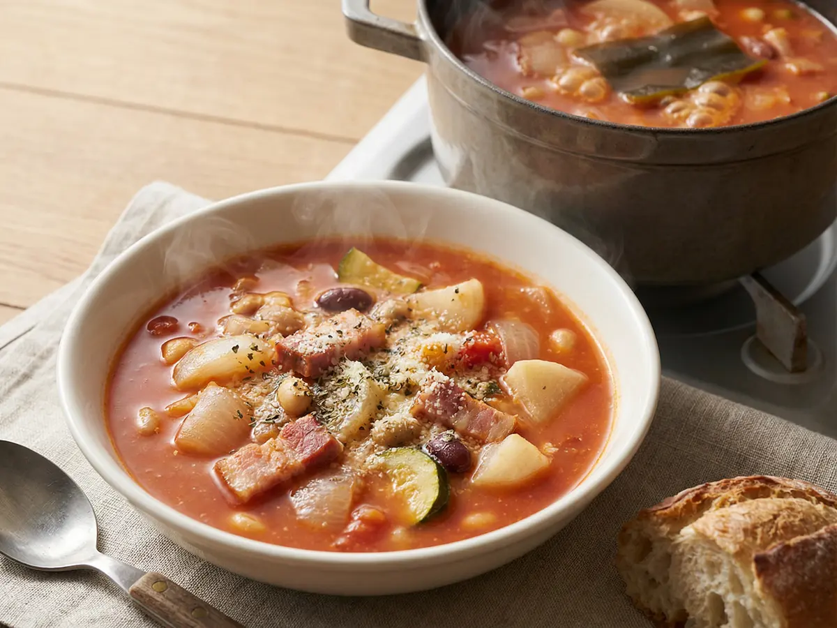 技ありミネストローネ