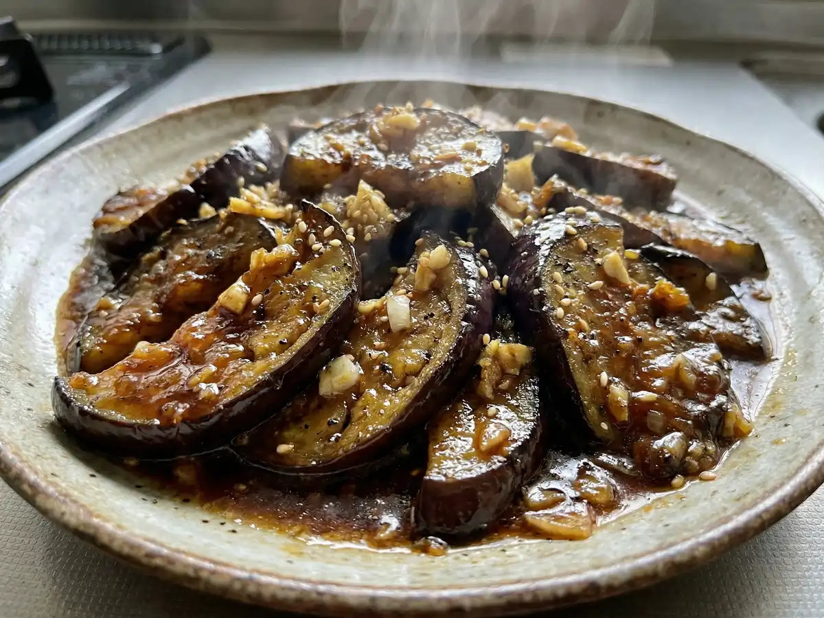 なすのバカタレ炒め