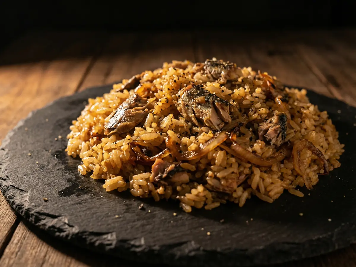 サバ缶チャーハン