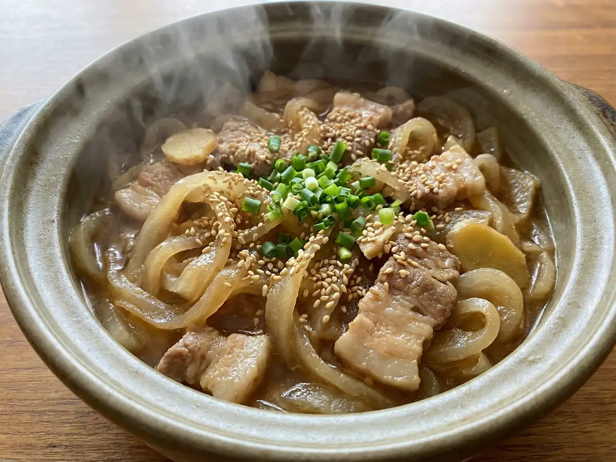 無水ひらひら大根鍋