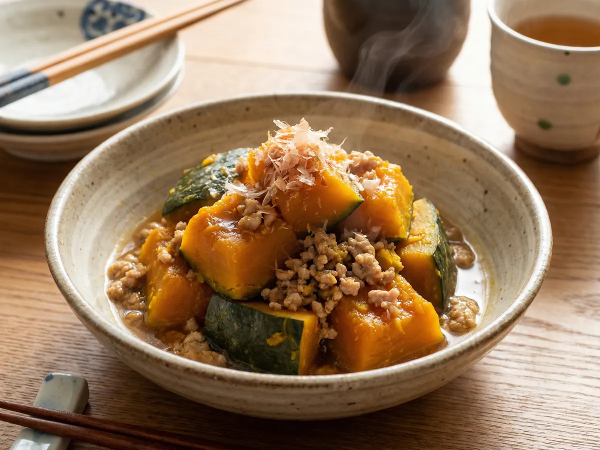 カボチャのそぼろ煮