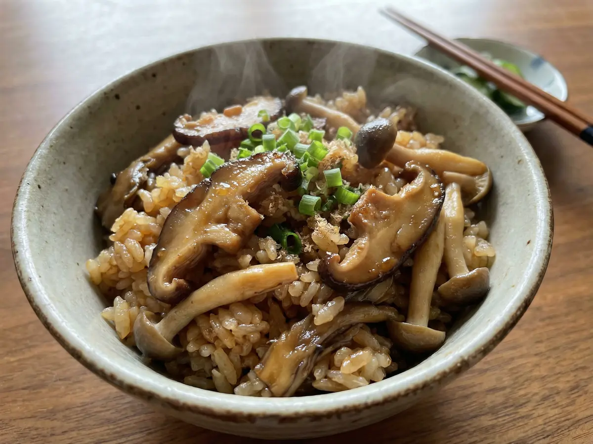 至高のきのこご飯