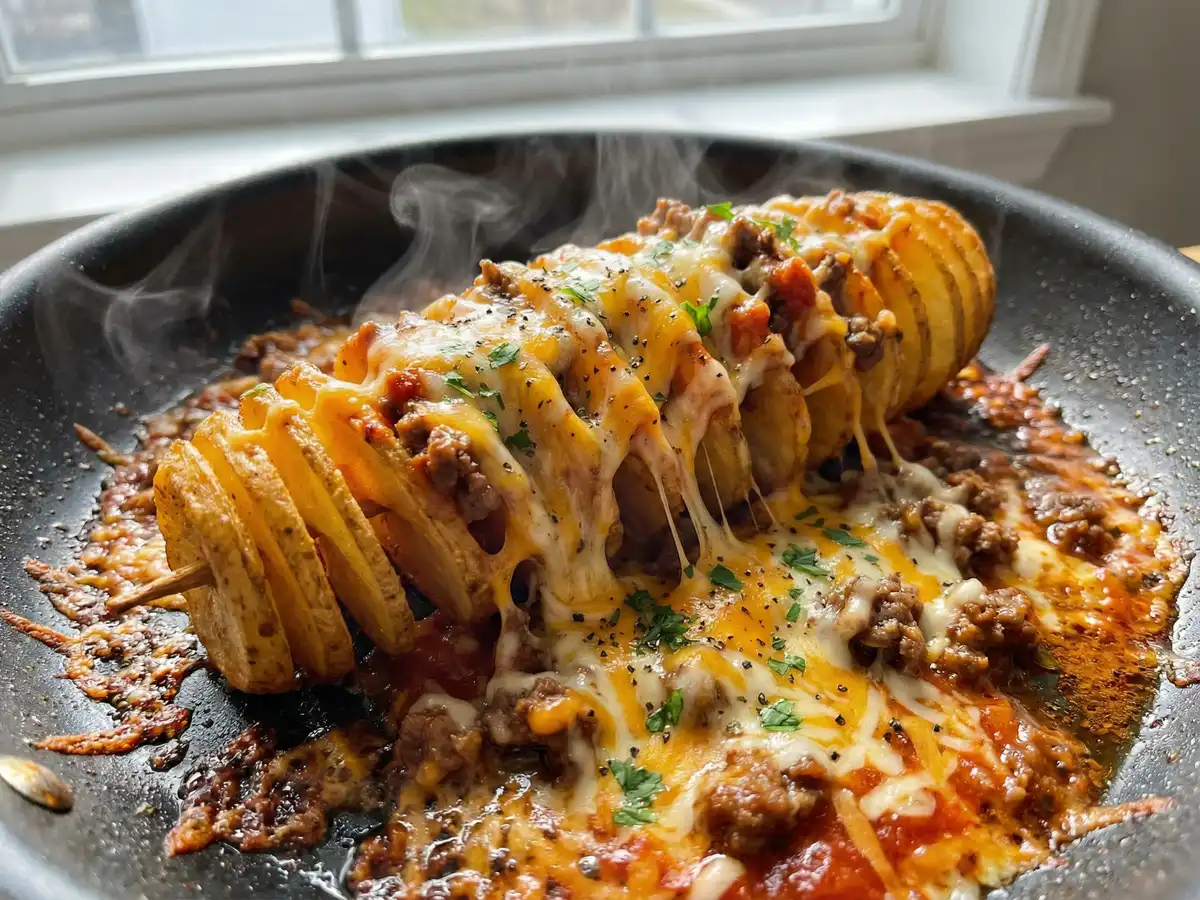 悪魔のチーズメルトポテト