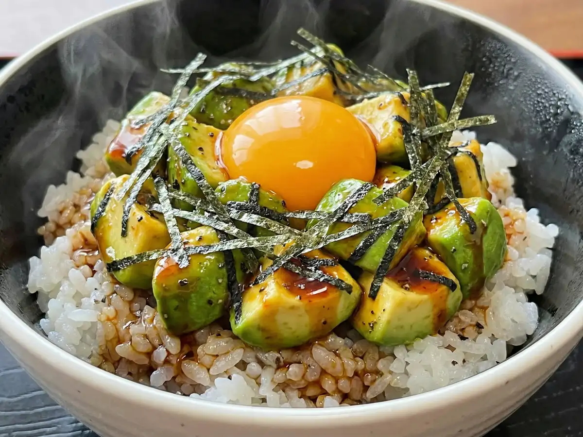 悪魔のアボカド丼