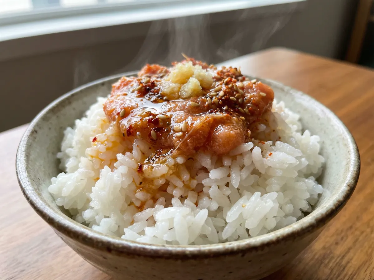 明太子のご飯のお供