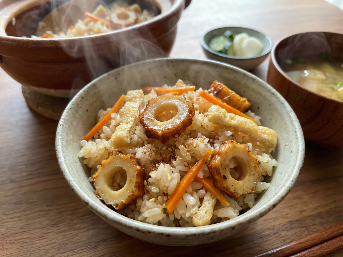 至高のちくわ炊き込みご飯