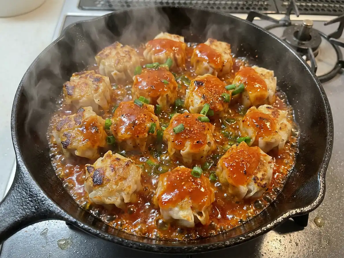 虚無エビチリ（えび焼売で）