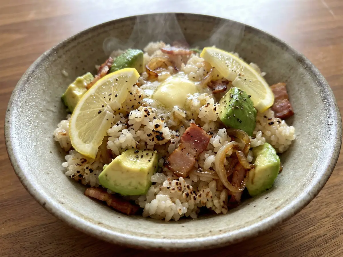 アボカド炊き込みピラフ