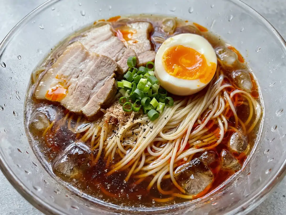 冷やしラーメン風無限しょうゆそうめん