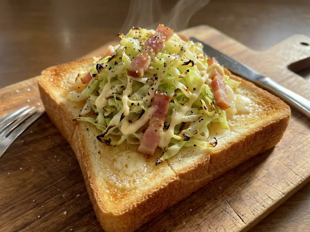 春キャベツのコールスロートースト