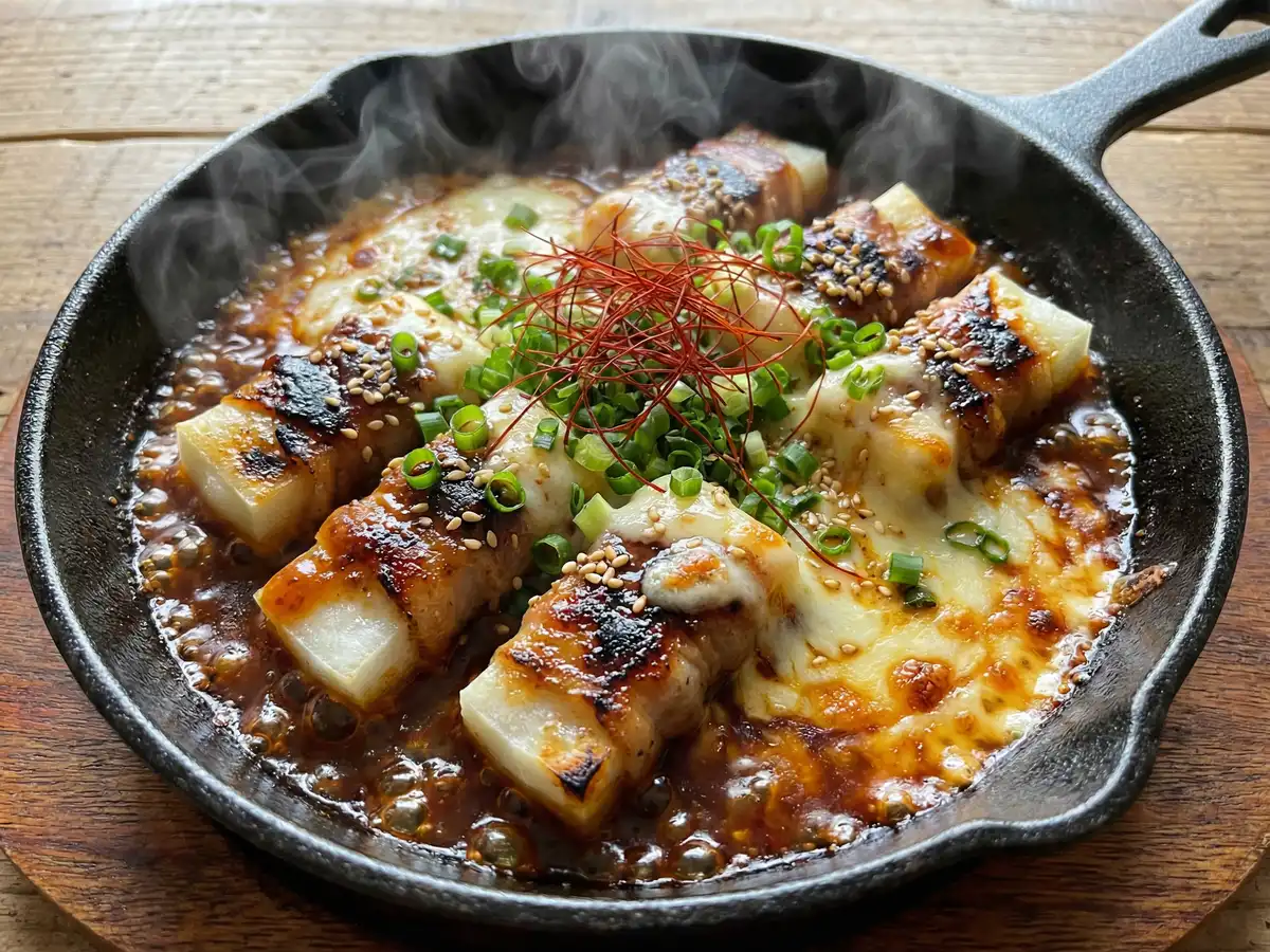 悪魔の肉巻きチーズ餅ッカルビ