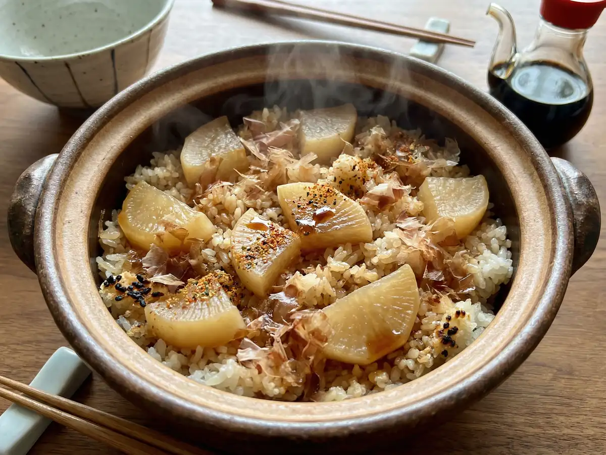 大根の炊き込みごはん