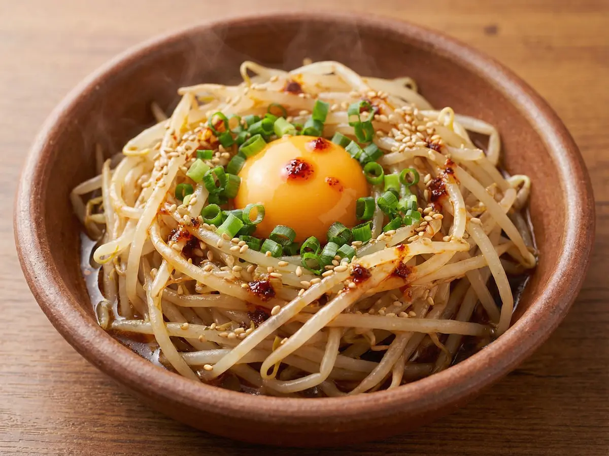 無限もやしユッケ