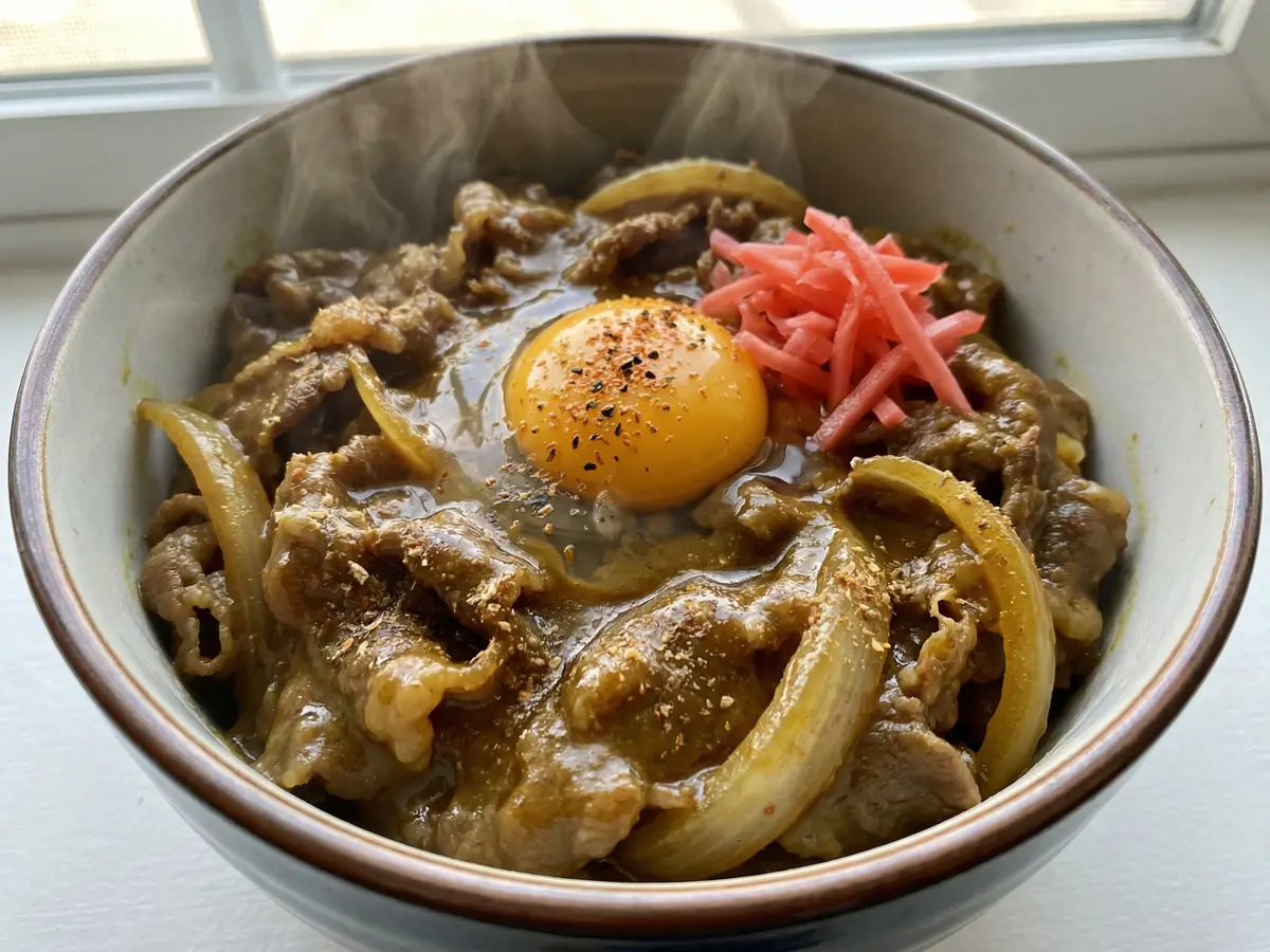 和風カレー牛丼
