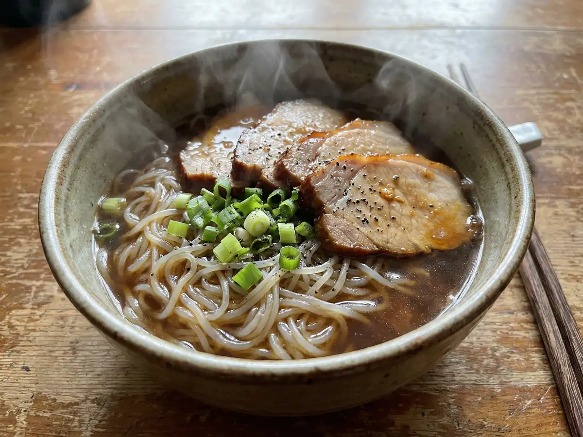 チャーシュー麺（しらたき）