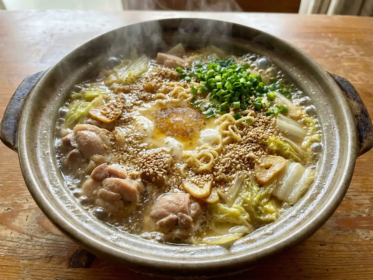 チキンラーメン油鍋