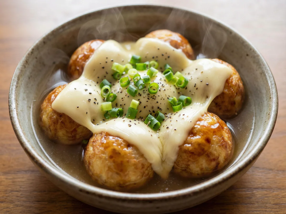 チーズ明石焼き風