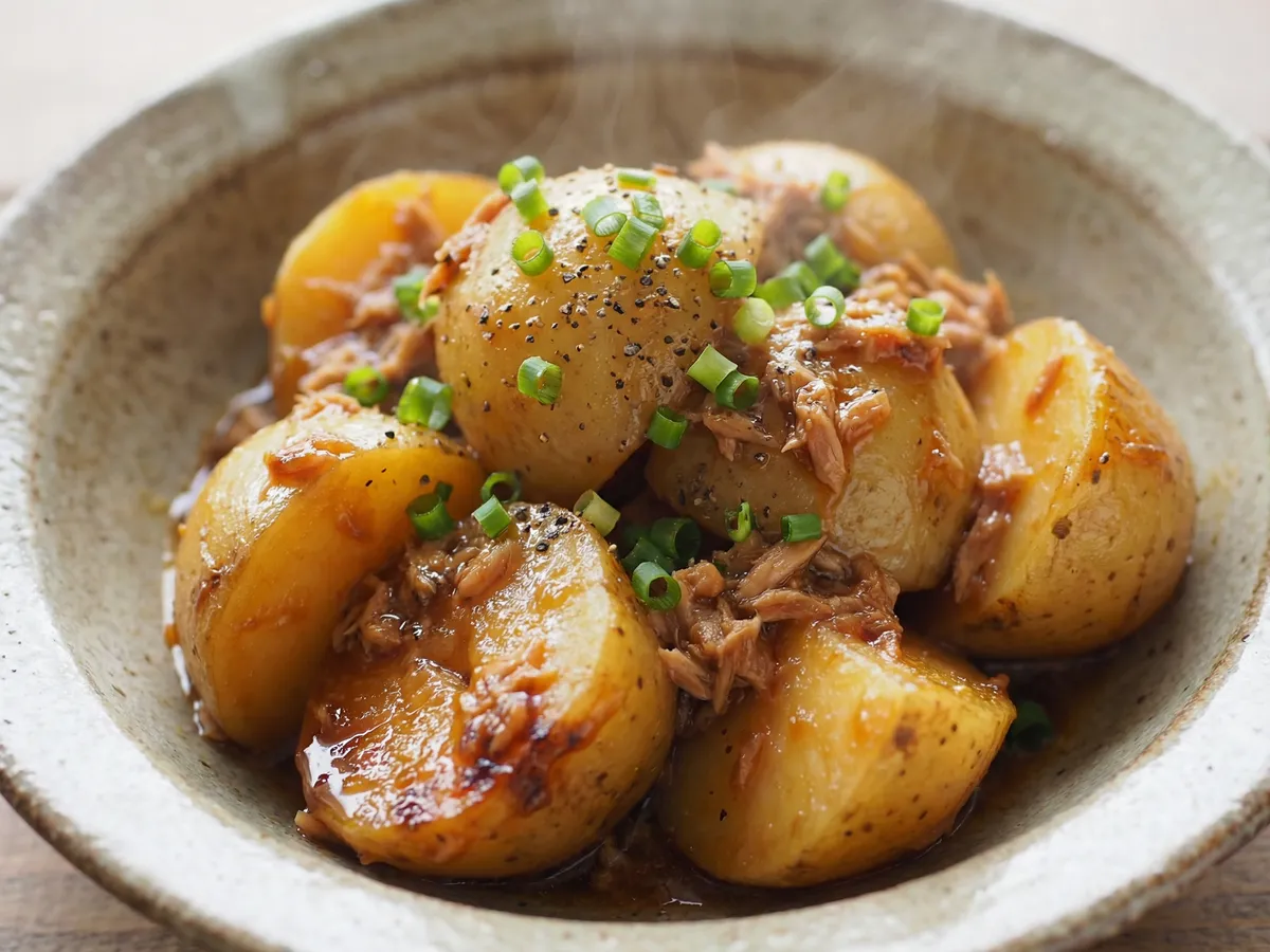 たれツナじゃが