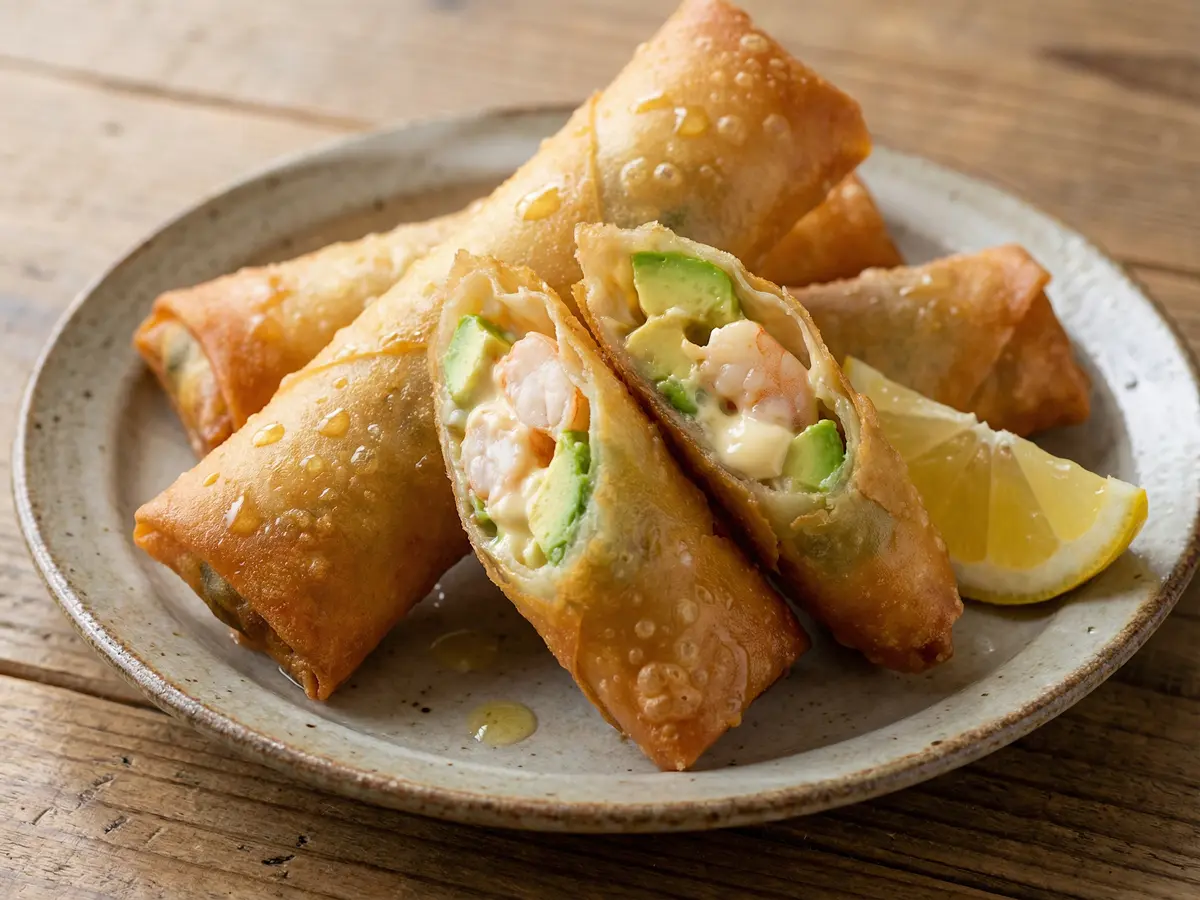 えびとアボカドの春巻