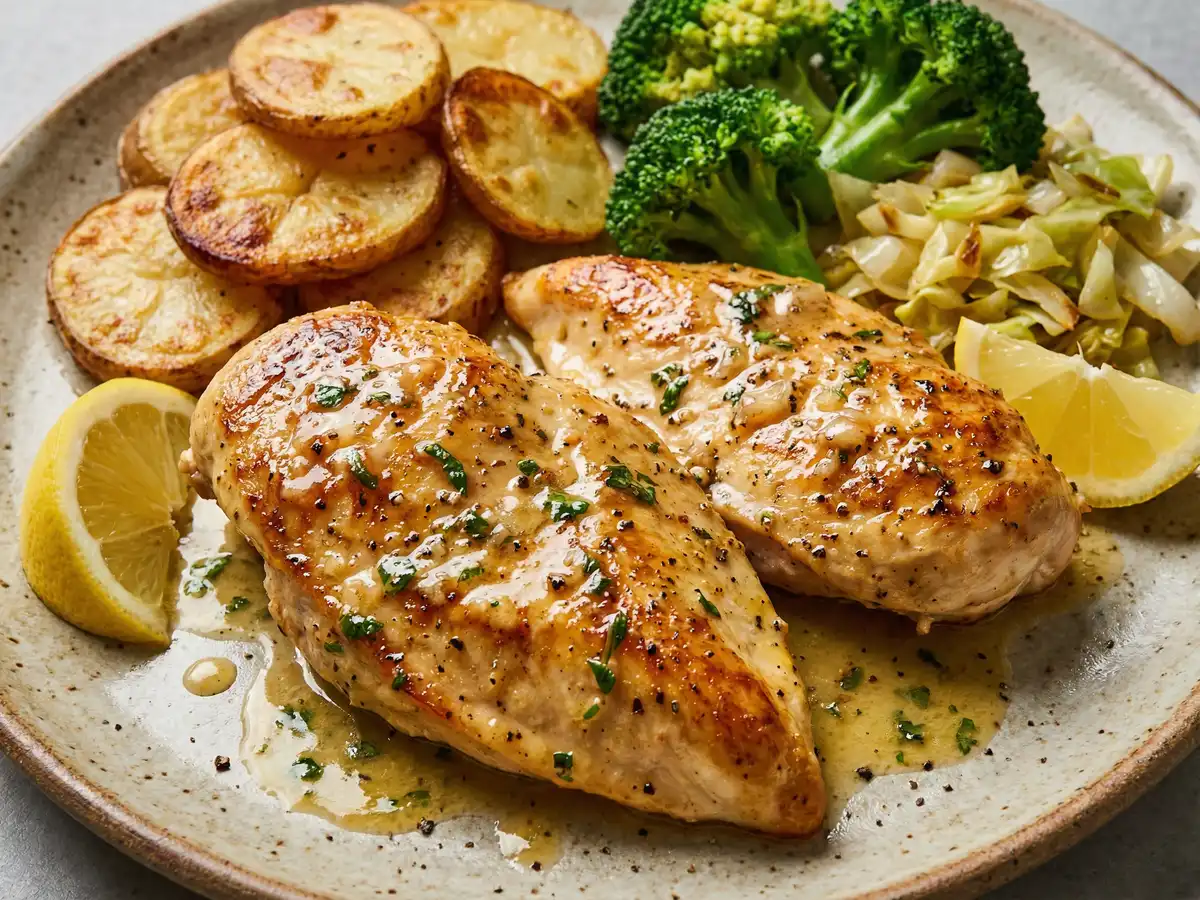 チキンのレモンバターソテー