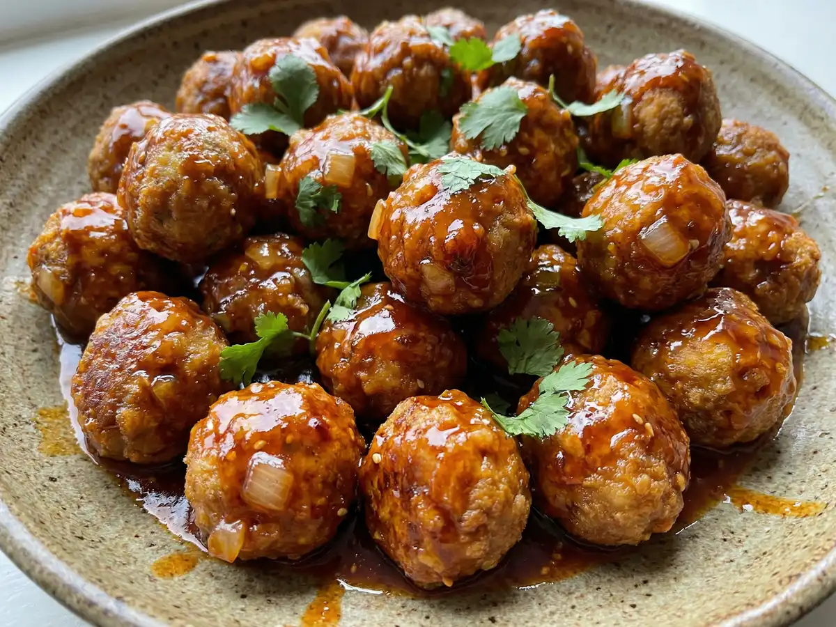 肉だんごの甘酢あん