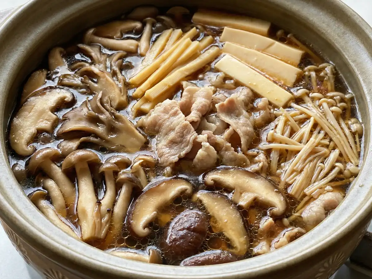 きのこスープ鍋