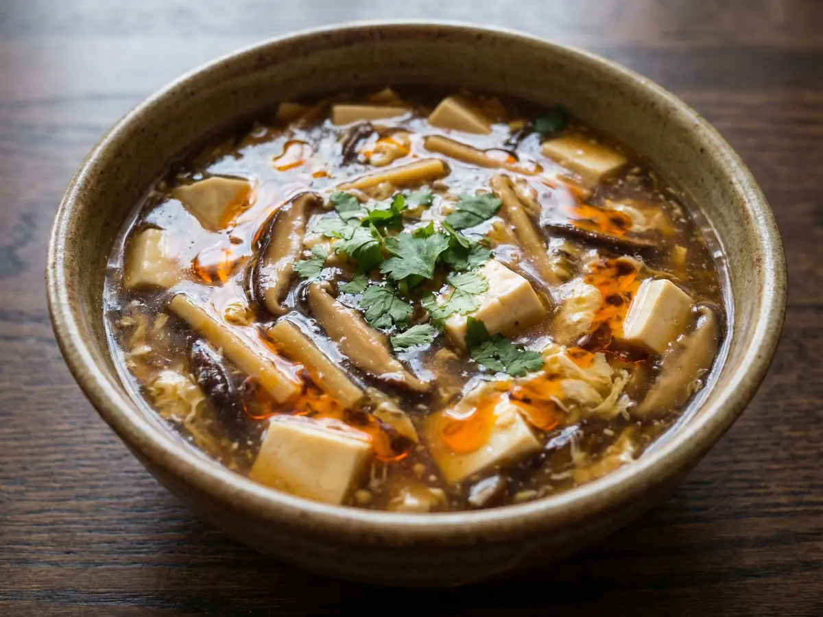 豆腐の酸辣湯（サンラータン）