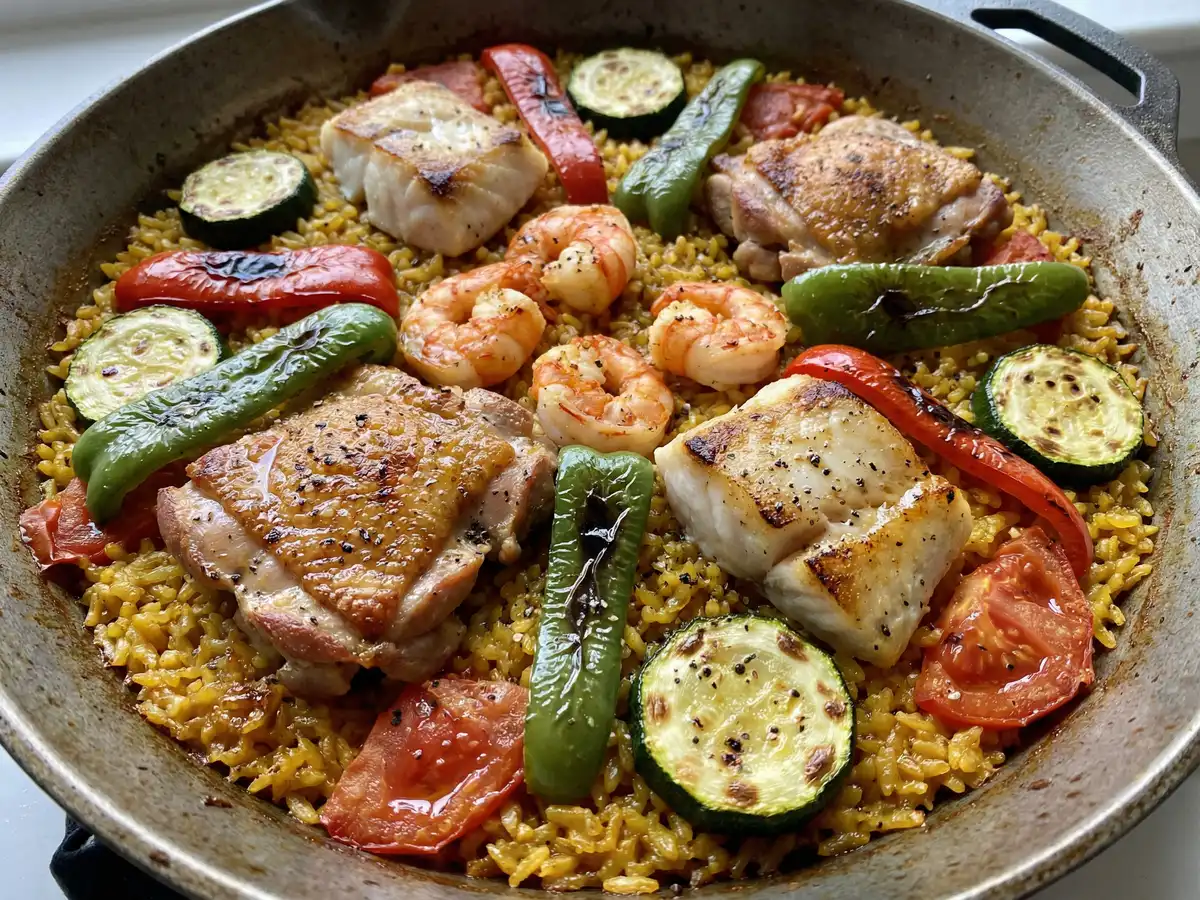 フライパンパエリア