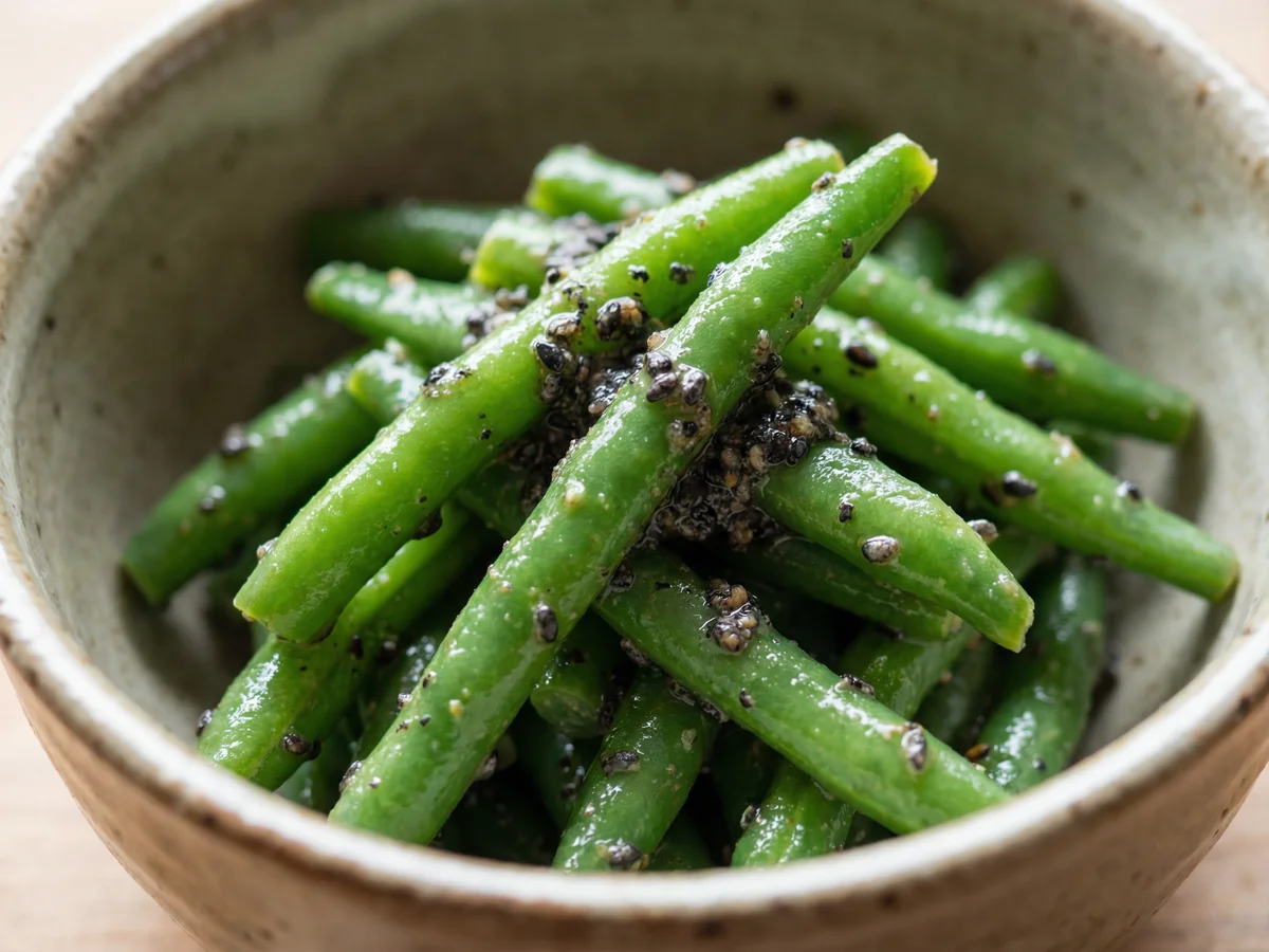 いんげんのごまあえ