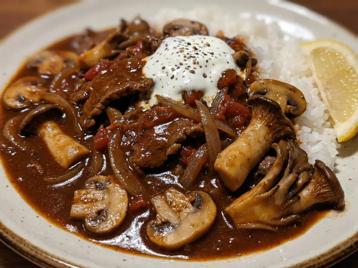 きのこたっぷりハヤシライス